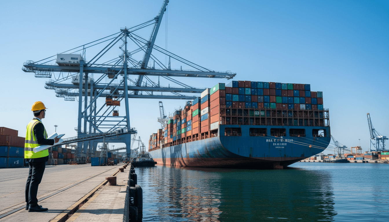 Cargo ship carrying energy commodities